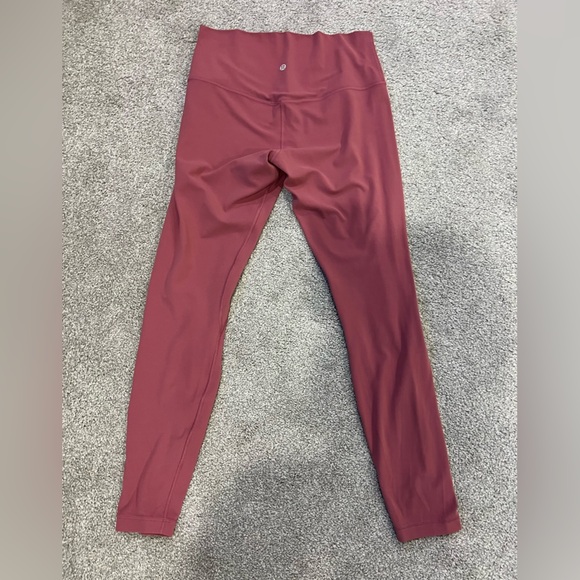 #250 Lululemon Align Pant *Full Length 28" Misty Merlot Sz 10 - Picture 4 of 10